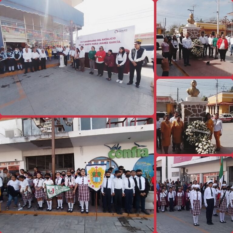 RINDEN HOMENAJE A BENITO JUAREZ EN EL 217 ANIVERSARIO DE SU&nbsp; NATALICIO