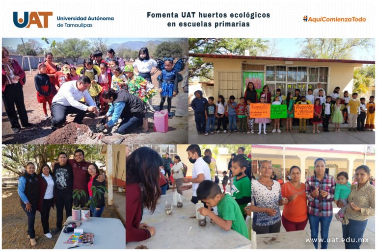 Fomenta UAT huertos ecológicos en escuelas primarias