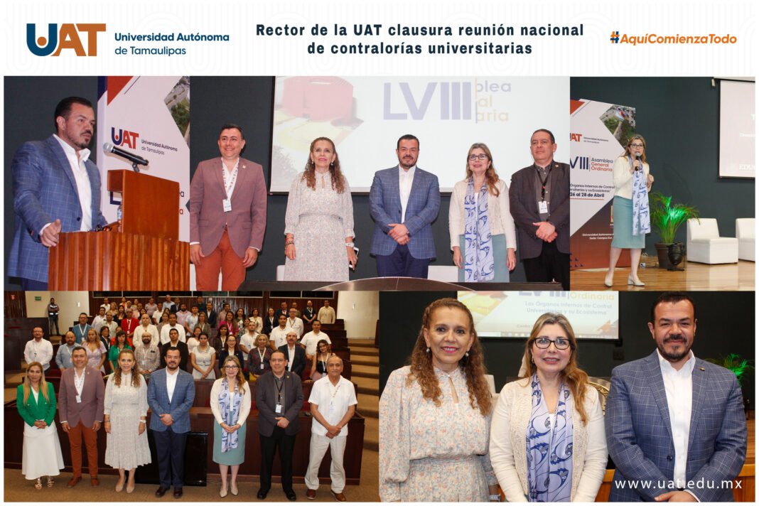 <strong>Rector de la UAT clausura encuentro nacional de contralorías universitarias</strong>
