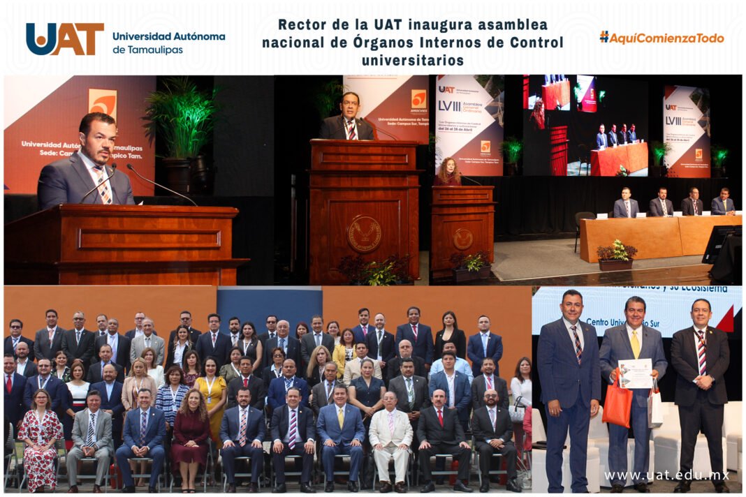<strong>Inaugura rector de la UAT asamblea nacional de órganos internos de control universitarios</strong>