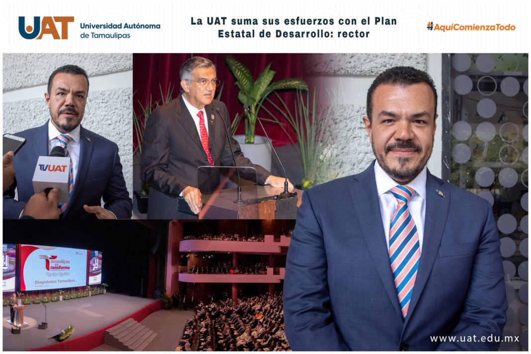 <strong>La UAT suma sus esfuerzos con el Plan Estatal de Desarrollo: rector</strong>
