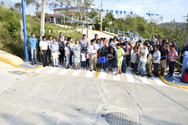 Se realizan obras que benefician a la poblacion