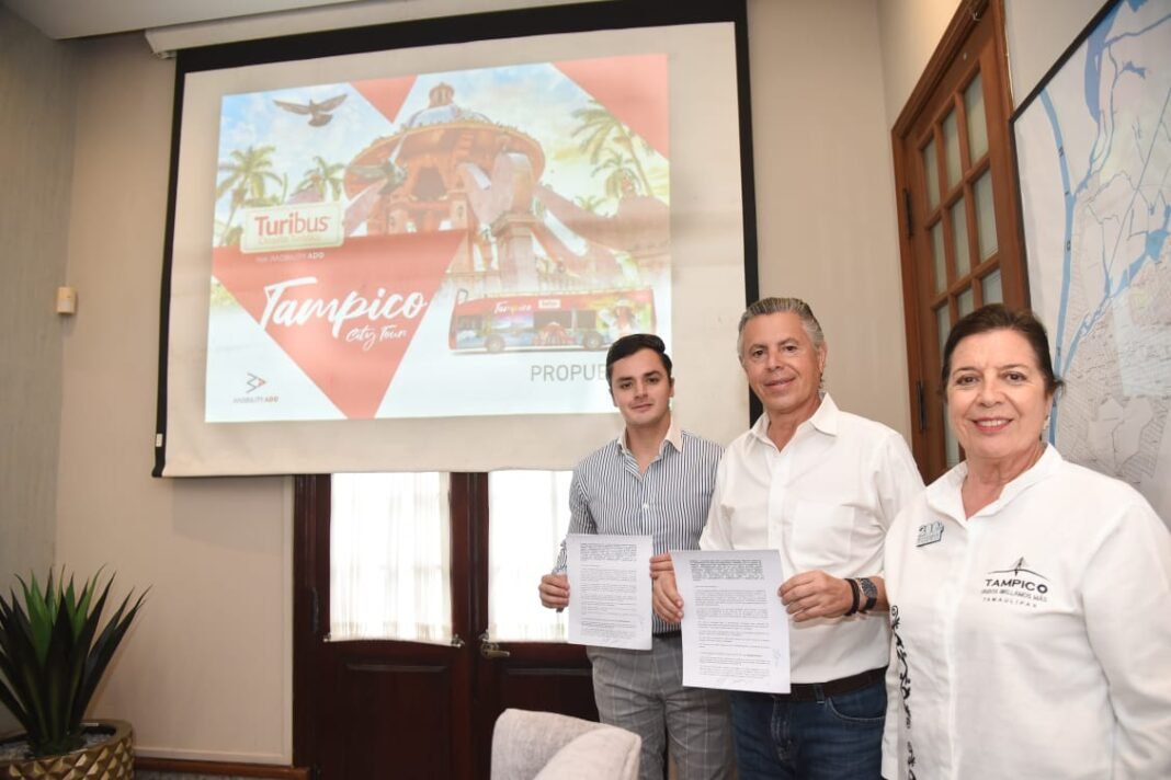 Formaliza Chucho Nader Próxima Operación del Turibús en Tampico
