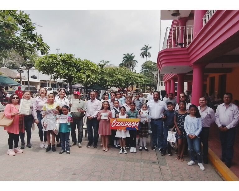 FESTEJÓ EL REGISTRO CIVIL DE OZULUAMA A LOS NIÑOS EN SU DÍA