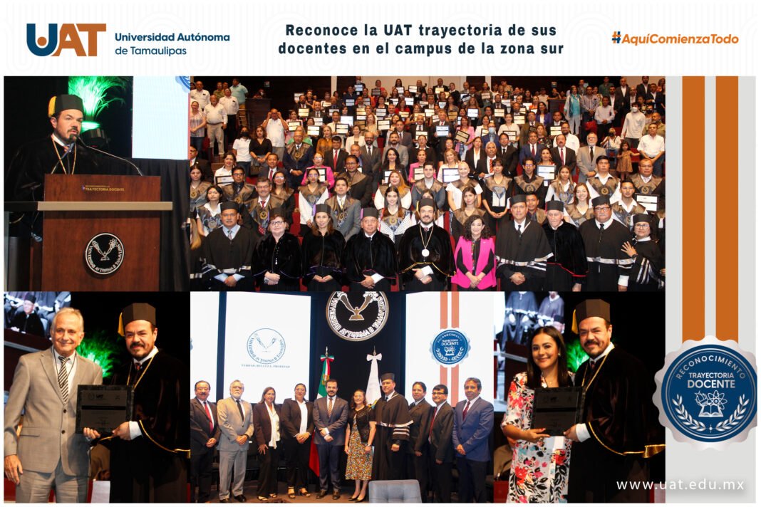 <strong>Reconoce UAT la trayectoria de sus docentes en el campus de la zona sur</strong>