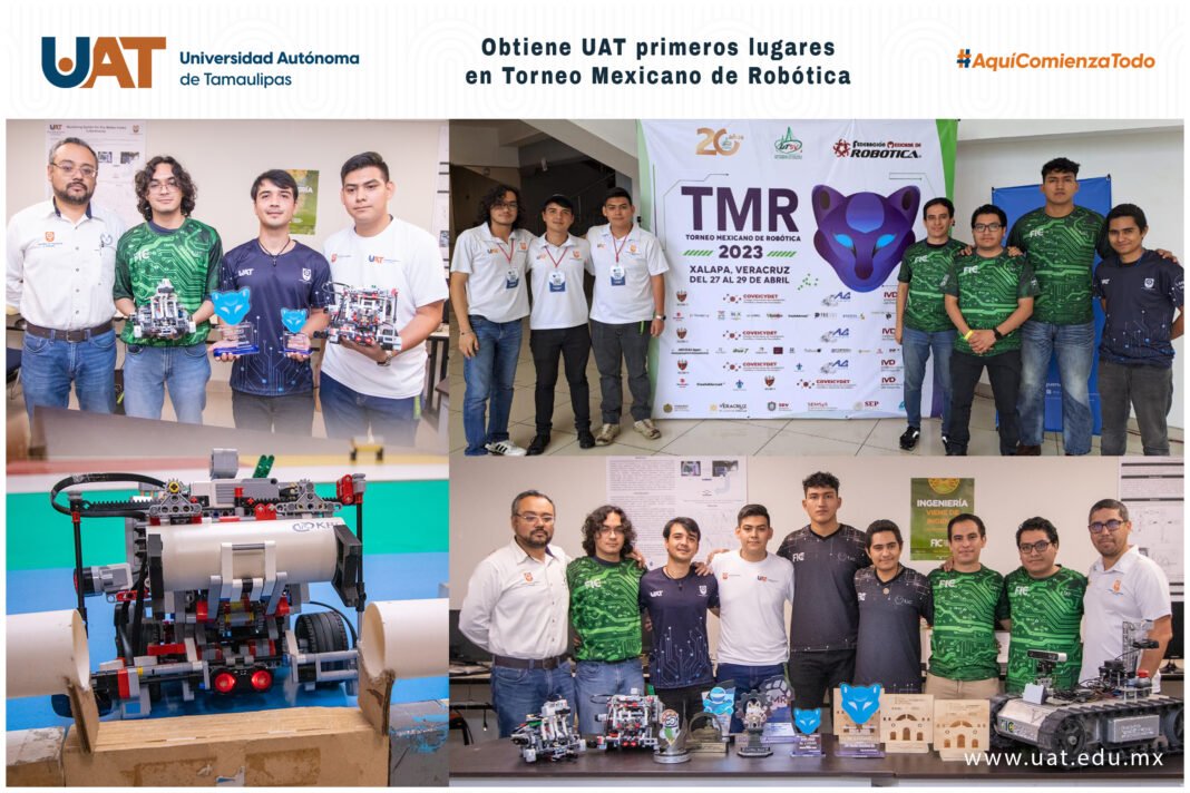<strong>Obtiene la UAT primeros lugares del Torneo Mexicano de Robótica 2023</strong>
