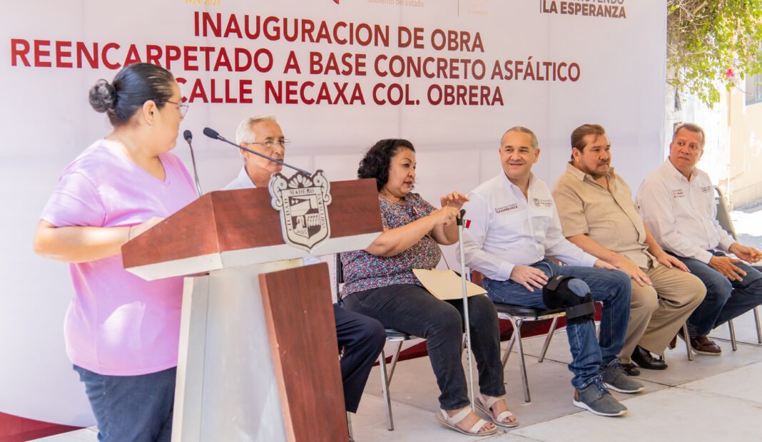 Imparable el Gobierno Maderense con la entrega de Obras de Pavimentación