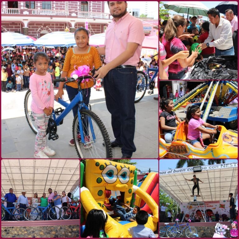 ANIMADO FESTEJO DEL DÍA DEL NIÑO EN TEMPOAL, VER.