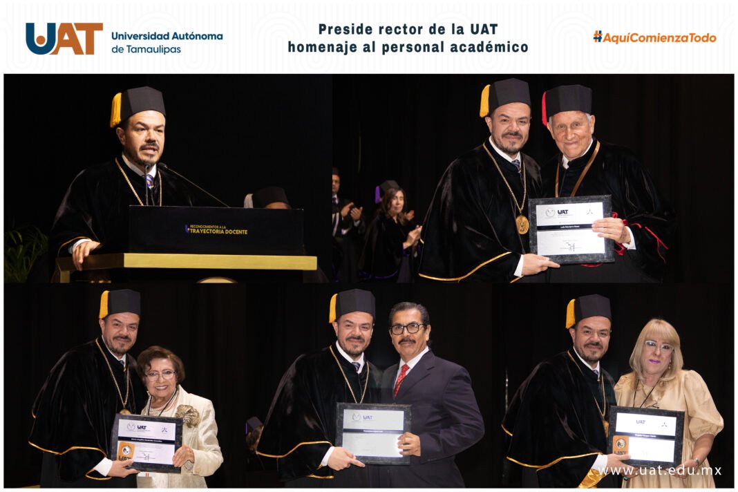 <strong>Preside rector de la UAT homenaje al personal académico</strong>