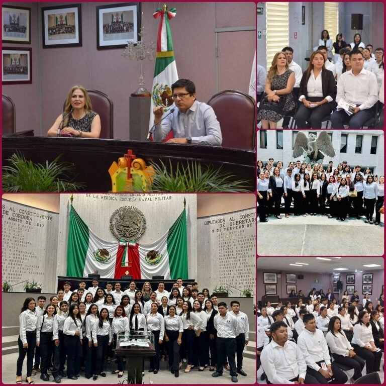 ESTUDIANTES DEL TEC DE PÁNUCO VISITARON EL CONGRESO DE VERACRUZ