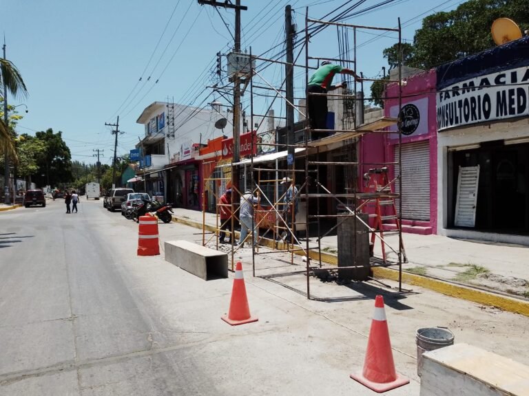 AVANZA LA TRANSFORMACIÓN DE LA ZONA CENTRO DE PUEBLO VIEJO 