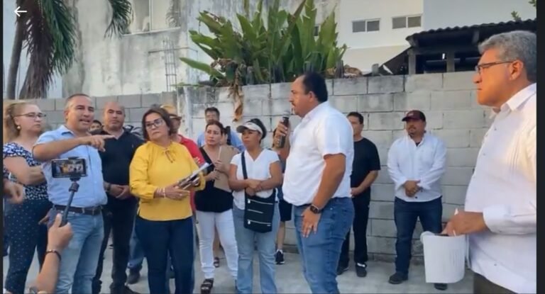 Atienden alcalde y gerente de COMAPA Altamira peticiones de vecinos