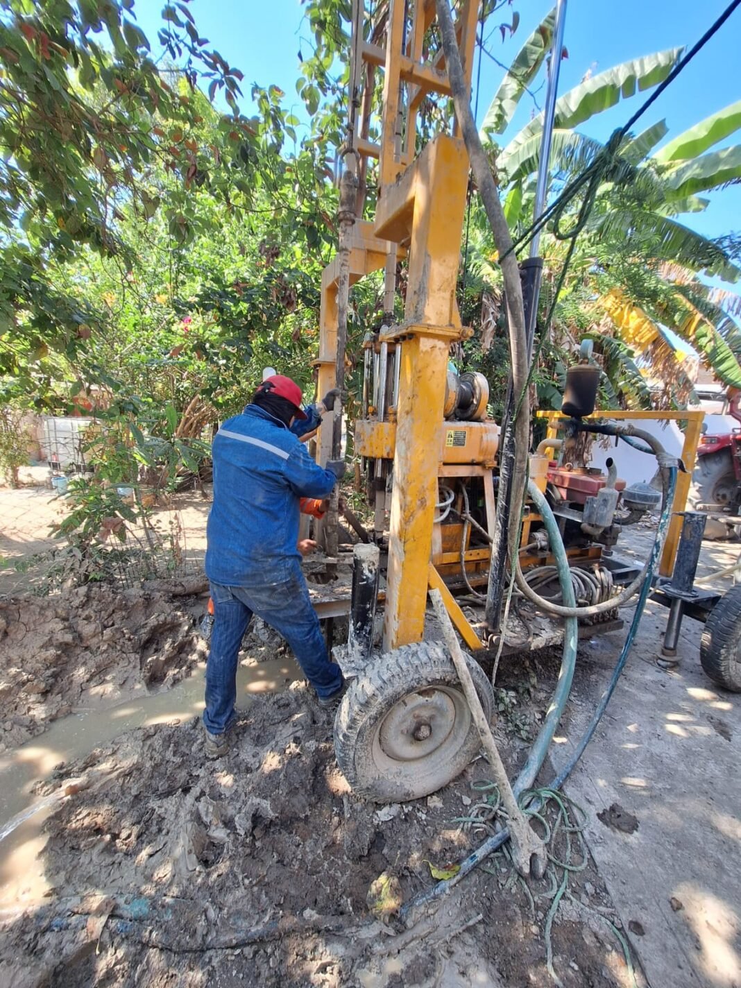 INTENSIFICAN LA PERFORACIÓN DE POZOS EN PÁNUCO ANTE LA SEQUÍA