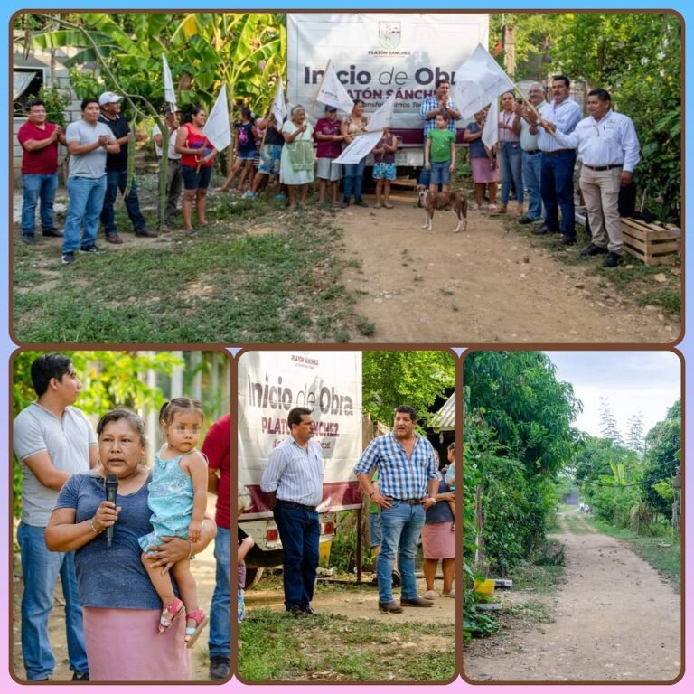 MEJORAN MOVILIDAD CON MÁS OBRAS EN PLATON SANCHEZ