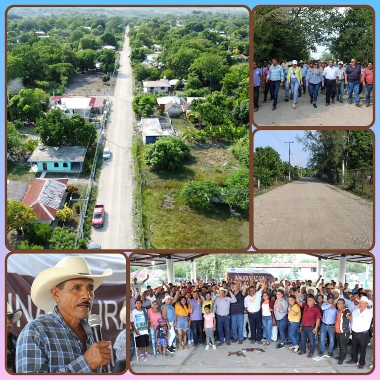 CON OBRAS PRIORITARIAS, COMUNIDADES  RURALES DE TEMPOAL HAN VUELTO AL BUEN  CAMINO