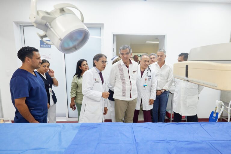 Constata Gobernador avance de construcción del Hospital Regional del ISSSTE en Tampico