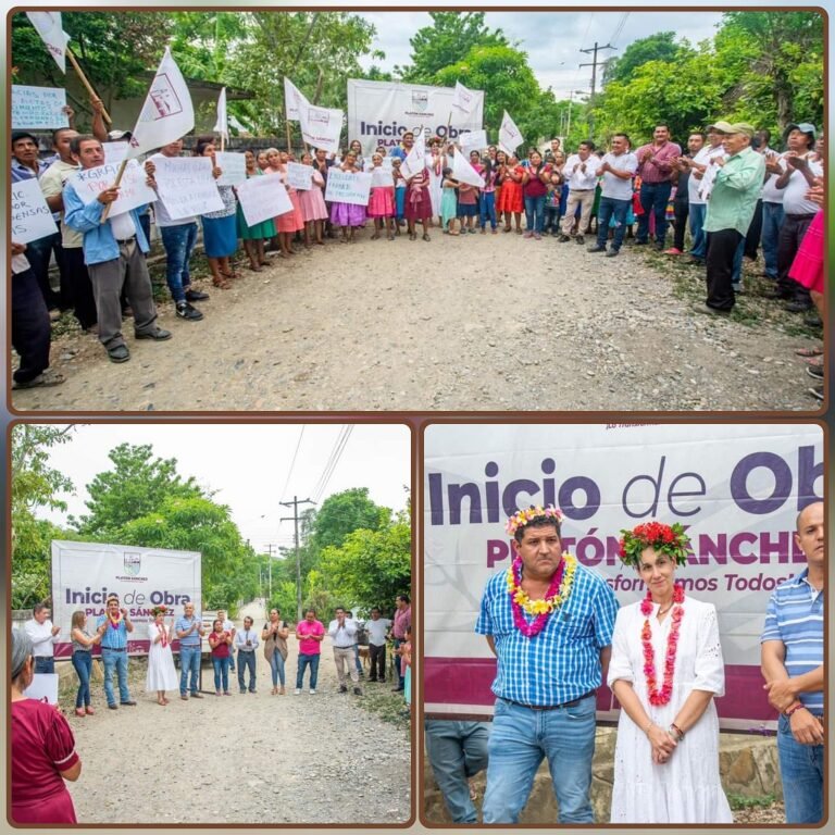 MEJORES VIALIDADES Y ACCESOS A COMUNIDADES RURALES DE PLATÓN SÁNCHEZ