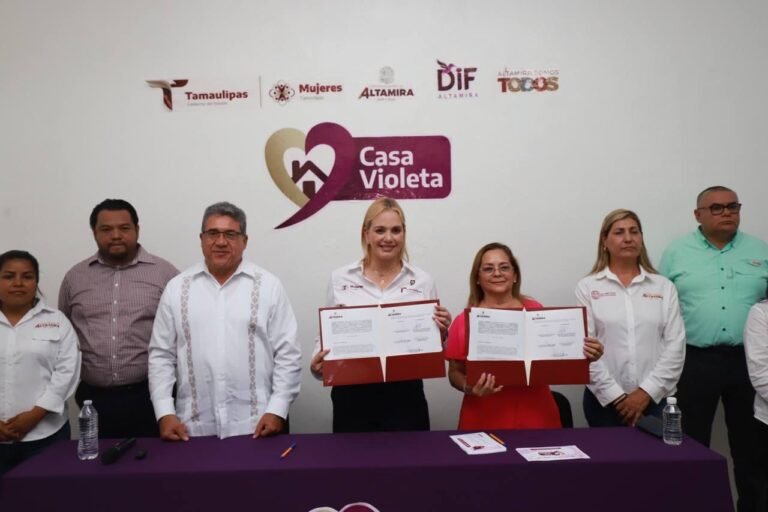 FIRMA GOBIERNO DE ALTAMIRA ACUERDO DE COLABORACIÓN CON INSTITUTO DE LAS MUJERES TAMAULIPAS 