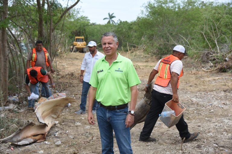 Encabeza Chucho Nader Jornada de Limpieza en Extenso Predio Abandonado