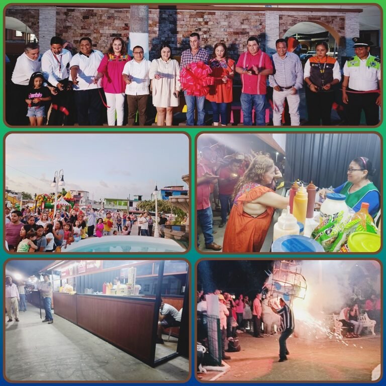 ENTREGAN REHABILITACIÓN DE PLAZA  PRINCIPAL EN TAMALIN