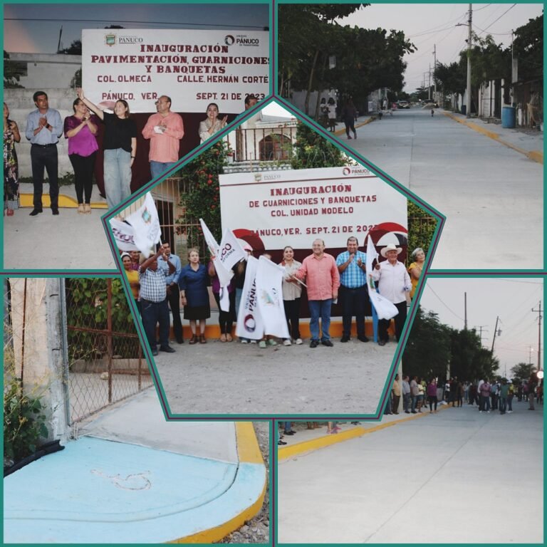 PÁNUCO SE TRANSFORMA CON OBRAS  PRIORITARIAS