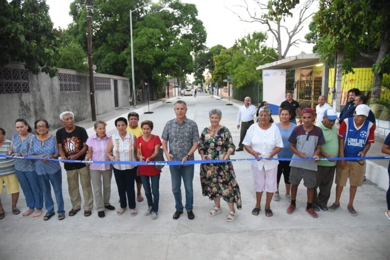 Continúa la Modernización de Tampico con Más Obras de Pavimentación