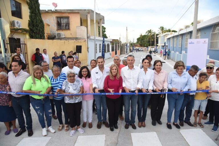 Inaugura Chucho Nader Obra de Pavimentación en la Colonia Nuevo Progreso