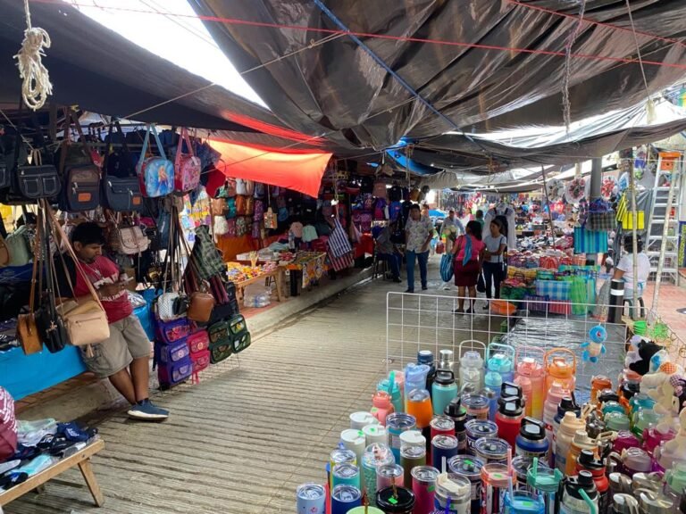 Cierran la calle Democracia para aprovechar ventas de Xantolo