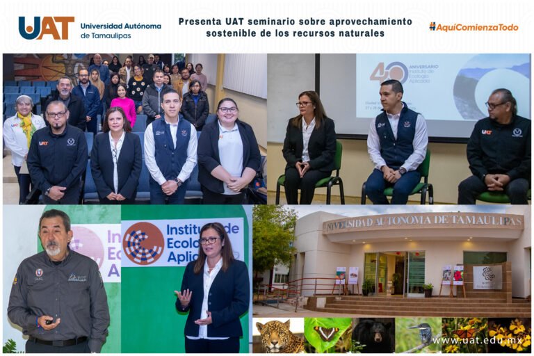 Presenta UAT seminario sobre aprovechamiento sostenible de recursos naturales