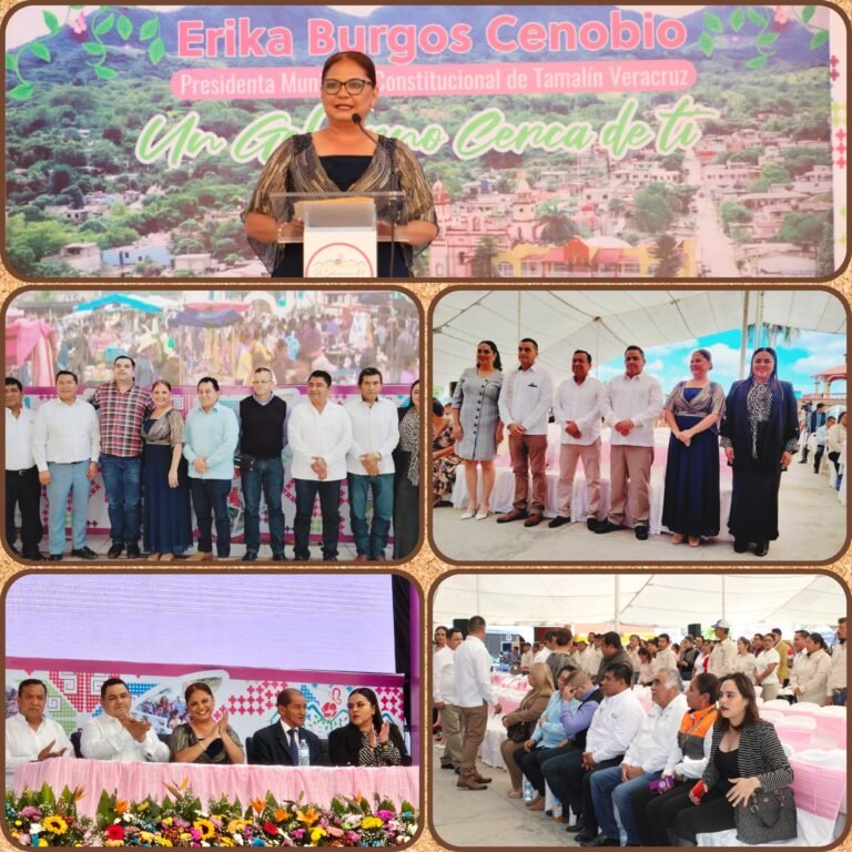 RINDIÓ ERIKA BURGOS SU 2º INFORME DE RESULTADOS AL PUEBLO DE TAMALIN