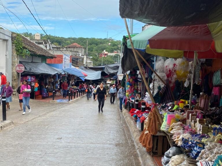 Cierran la calle Democracia para aprovechar la  temporada navideña