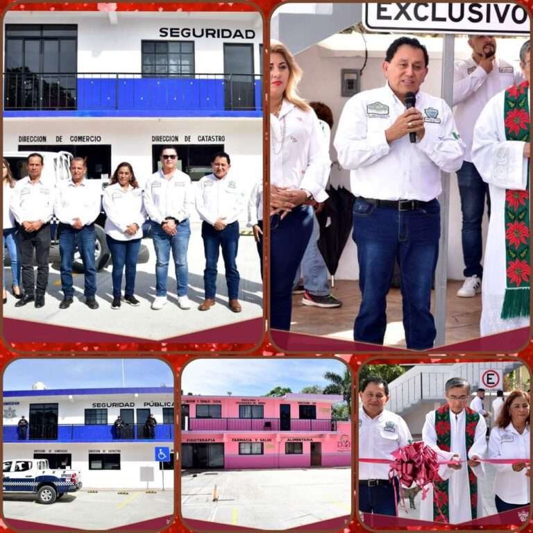 INAUGURA ALCALDE MODERNAS INSTALACIONES PARA LA POLICÍA Y DIF DE NARANJOS