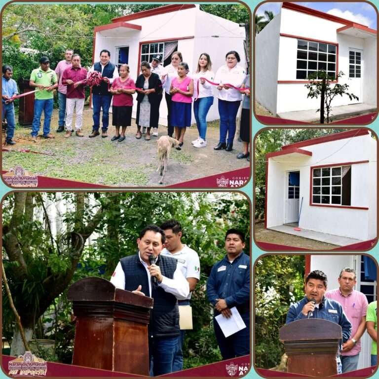 ALCALDE ENTREGA CUARTOS DORMITORIOS EN LA COMUNIDAD DE BUENA VISTA