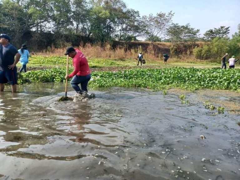 Realizan limpieza en el río Calabozo