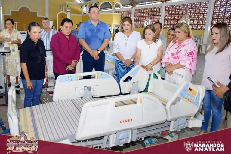 RECIBEN DONACIÓN DE EQUIPOS MÉDICOS EN NARANJOS