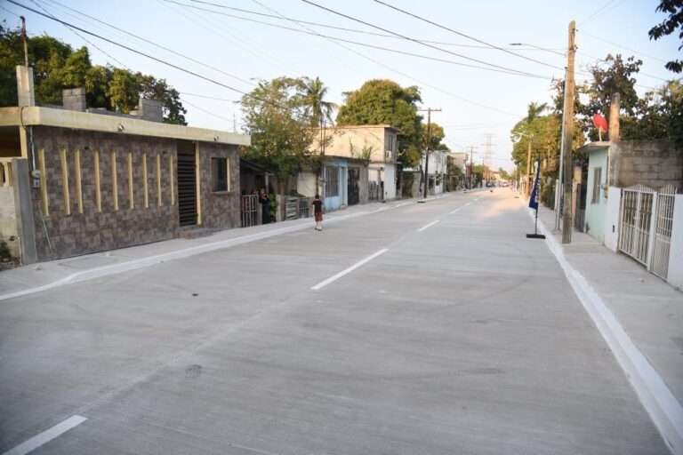 Más de 144 Cuadras se han Pavimentado en Tampico Durante 2024
