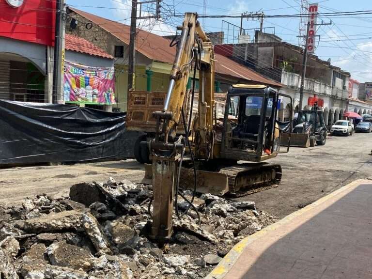 Ya iniciaron los trabajos de rehabilitación de la calle Igualdad