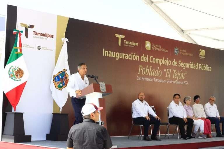 Inaugura Américo nuevo Complejo de Seguridad Pública en San Fernando