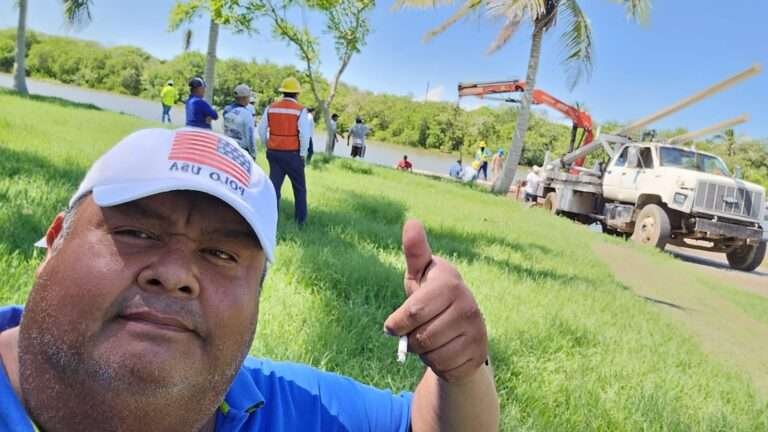 Inicia electrificación en Cabo Rojo, Municipio de Tampico Alto