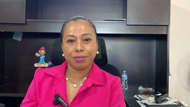 Cambian luminarias en el parque Constitución