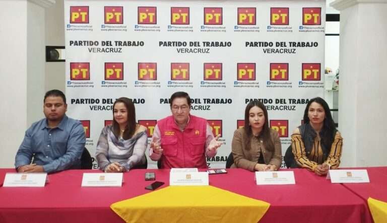 Rocío Nahle gobernará bien a Veracruz y cumplirá compromisos establecidos: PT
