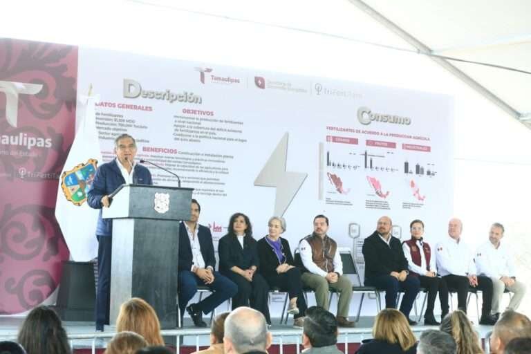 Inicia Américo construcción de planta de fertilizantes con una inversión histórica de mil 300 MDD