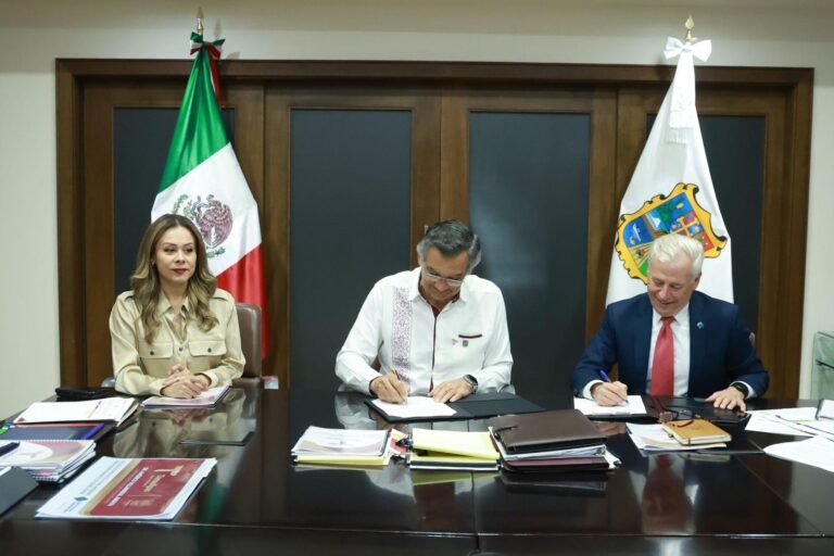 Firma Tamaulipas convenio con el NADBank para impulsar proyectos prioritarios