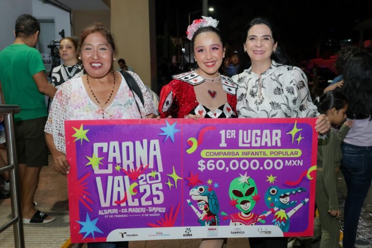 Premia Mónica Villarreal a ganadores del Carnaval Conurbado 2025