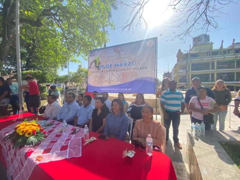 Organizan evento cívico por aniversario de la Expropiación Petrolera