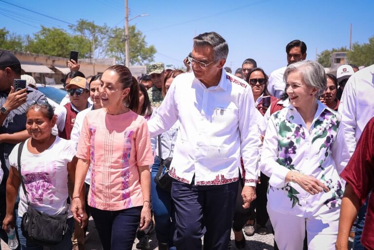 Llega presidenta Claudia Sheinbaum a Reynosa y anuncia apoyos para familias damnificadas por lluvias