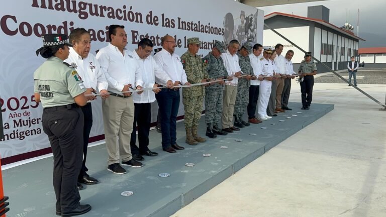 Inauguran gobernador y mandos militares, instalaciones de la Guardia Nacional en Tamaulipas