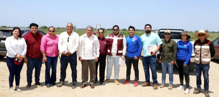 Supervisa Armando Martínez predio donde se construirá el CETMAR 43 en Altamira