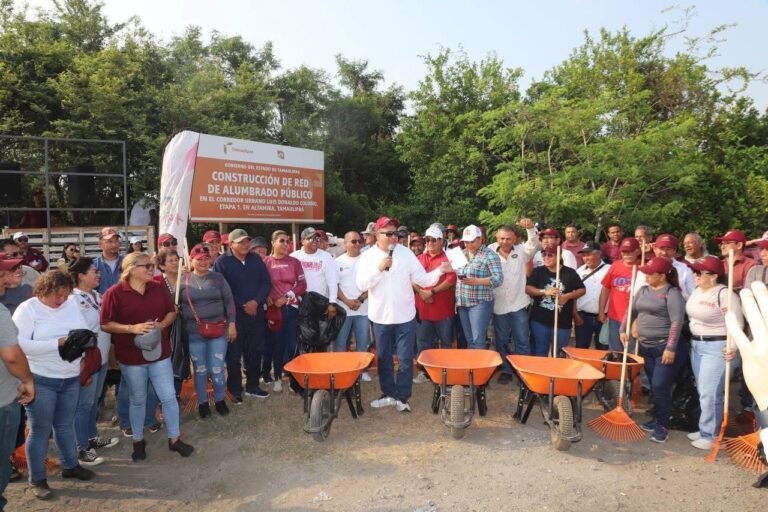 Encabeza Armando Martínez mega jornada de limpieza en Altamira