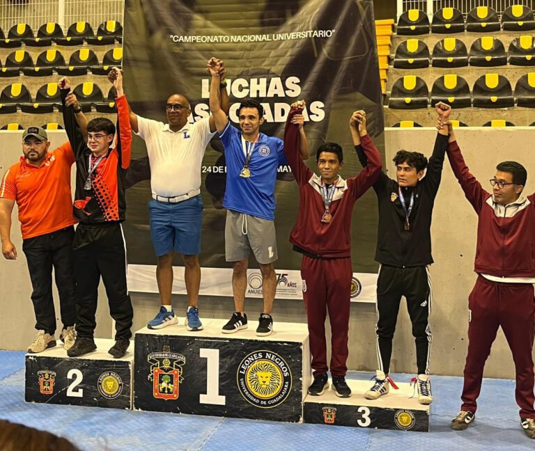 Gana la UAT medalla de plata en luchas asociadas en el nacional de la ANUIES